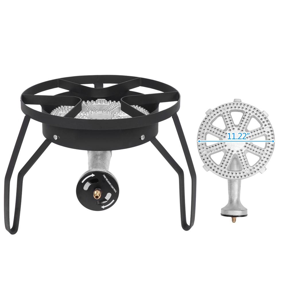 200,000 BTU Outdoor Stove Propane Burner Cooking Gas Portable Cooker BBQ Grill