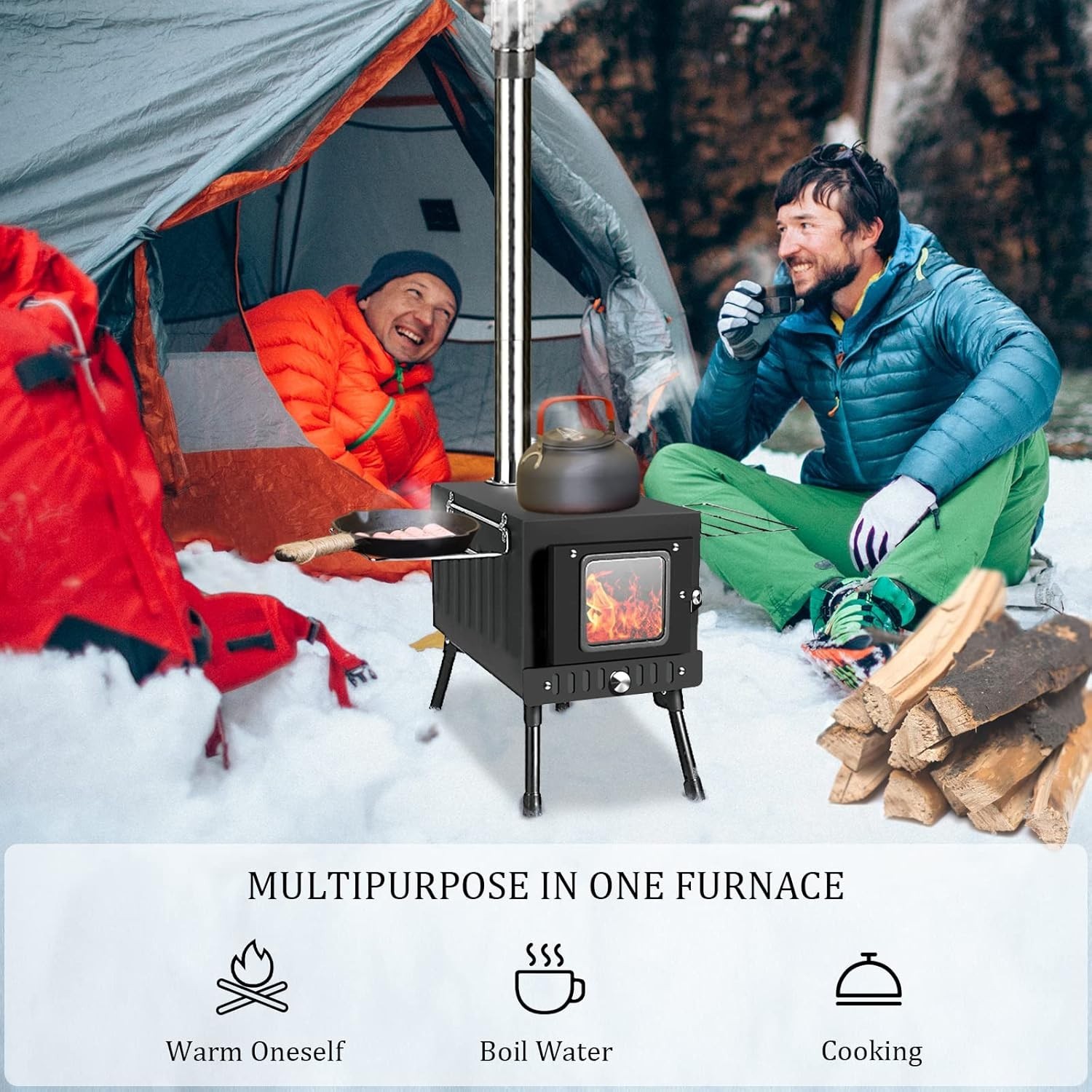 Lightweight Wood Burning Stove for Camping – Efficient Heat & Cooking Companion