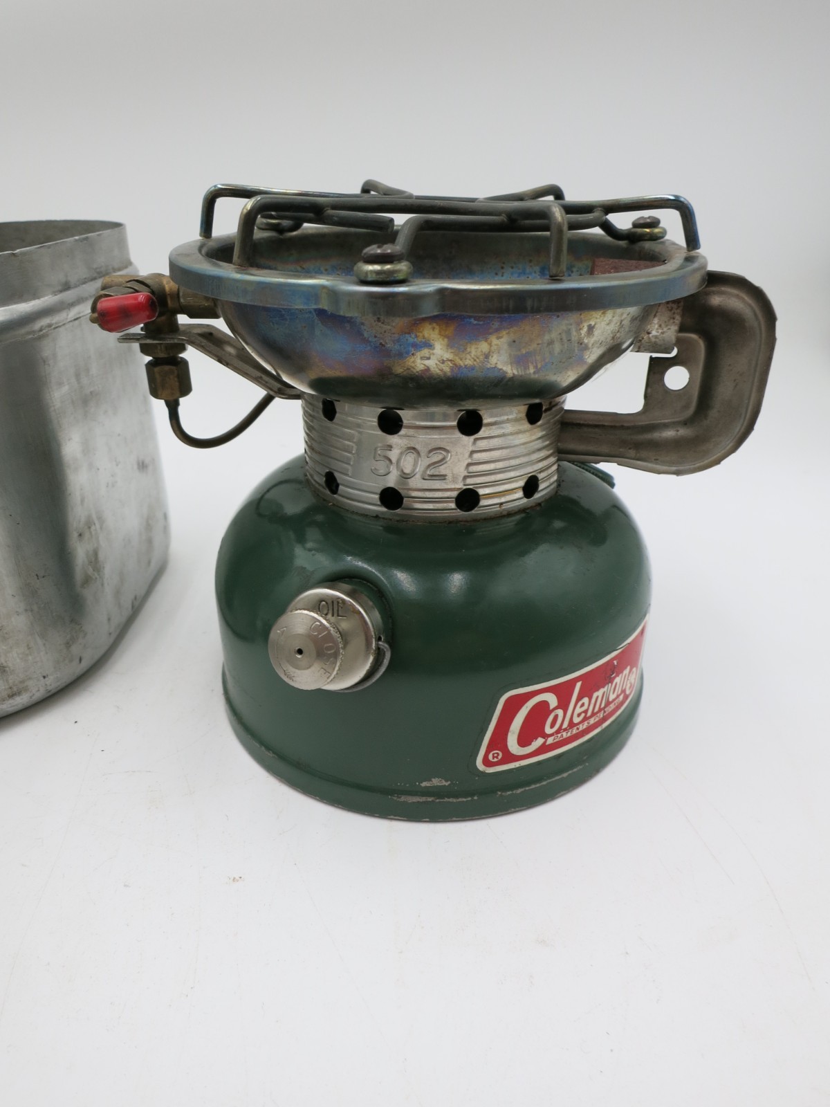 COLEMAN 502 SPORTSTER SINGLE BURNER CAMP STOVE 8 – 70 IN CASE HIKING TESTED