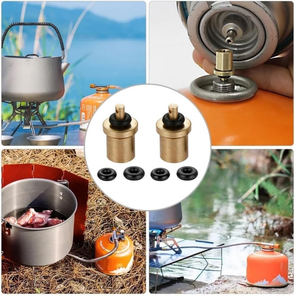 Thermacell Butane Refill Adapter 3 Pack Gas Valve for Camping Stove
