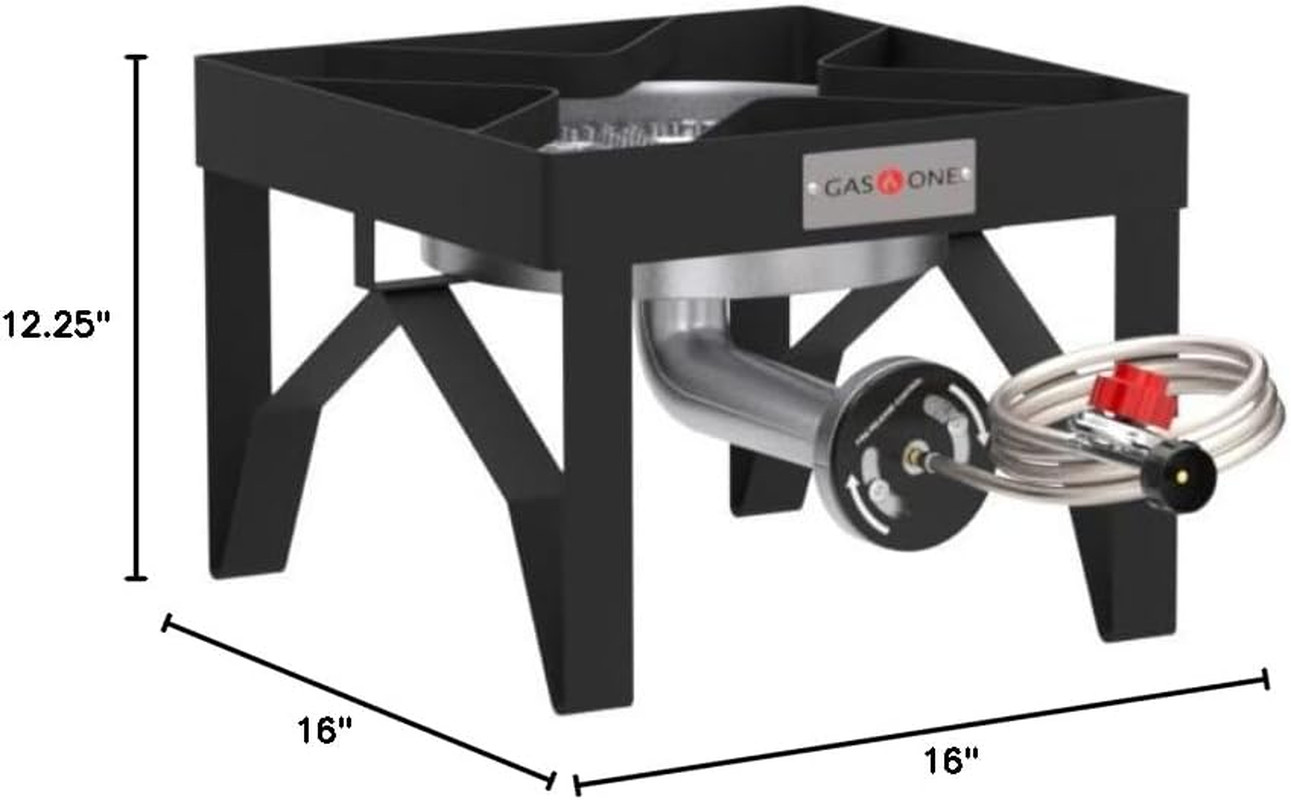 Gasone 200K BTU Propane Burner – Heavy-Duty Propane Stove – Outdoor Burner with