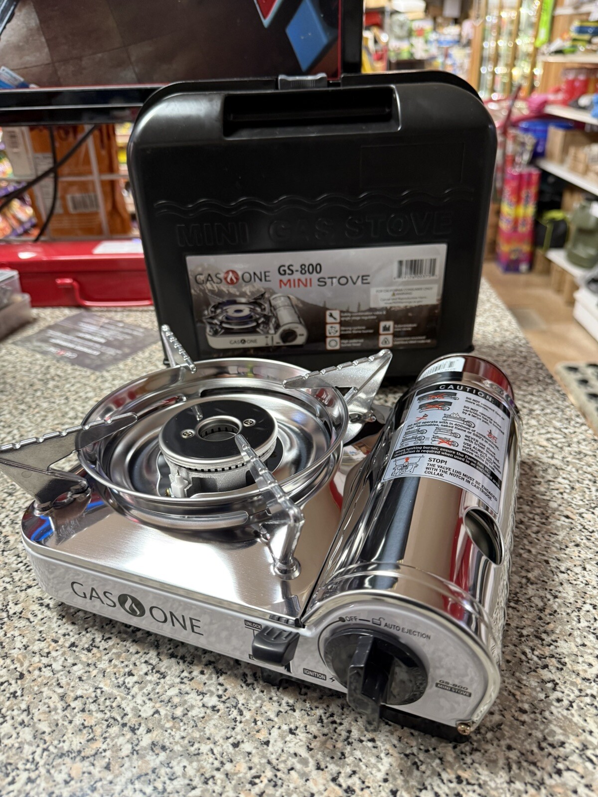 GasOne Stainless Butane Stove Cooker Portable Camping 7650 BTU Cooking Burner