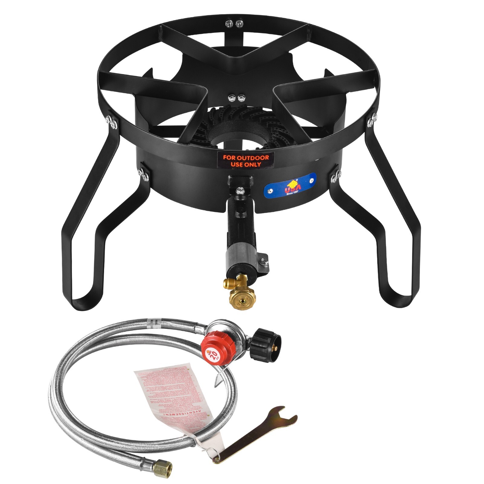 100,000 BTU Propane Burner For Outdoor Cooking Gas Stove Burner Camping Stove