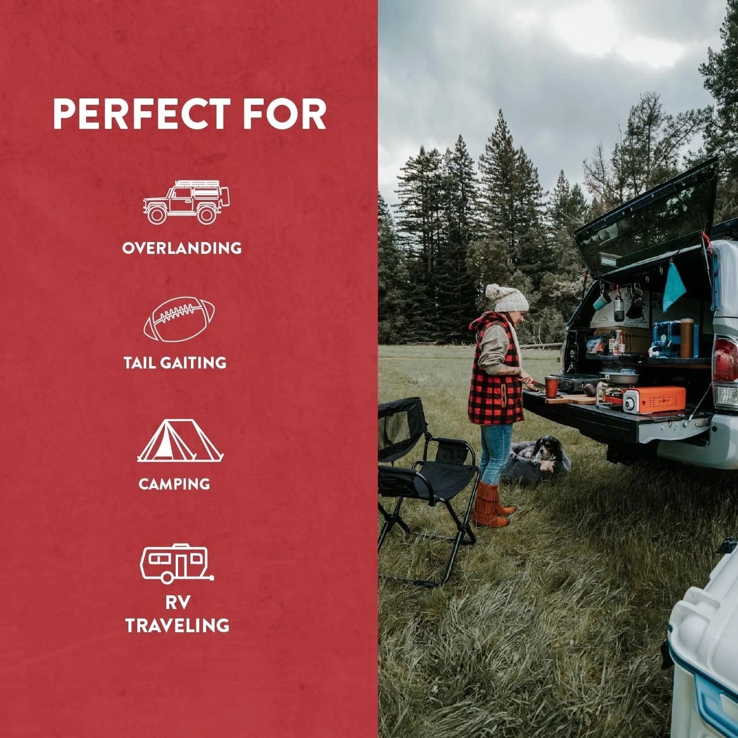 Ultra Foldable Portable Stove with Carrying Case – Butane – Compact Design