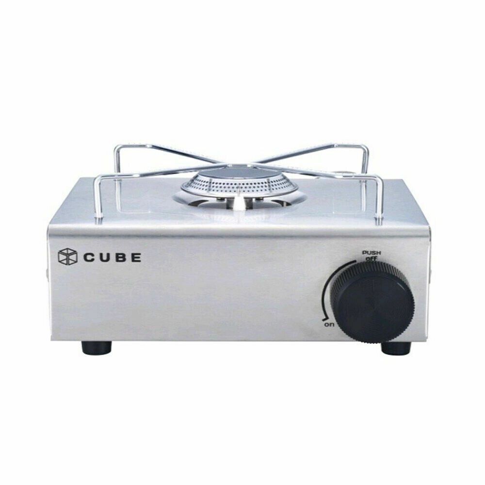 KOVEA KGR-1503 CUBE Stainless Mini Gas Stove Outdoor Camping Compact