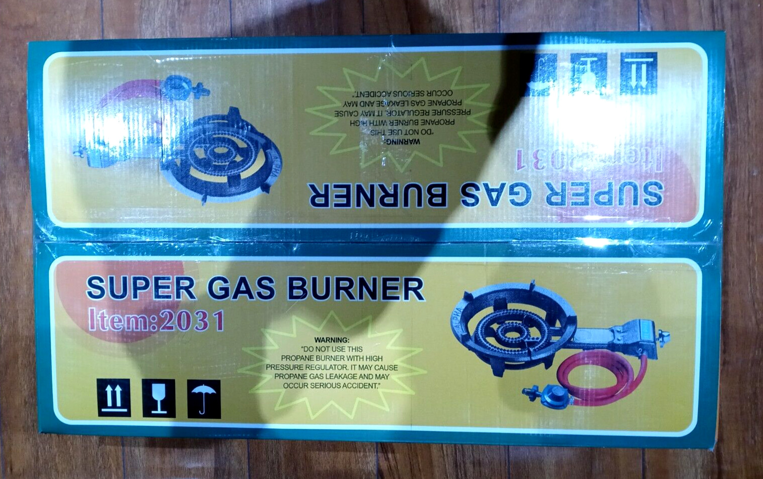 Alpha Super Gas Stove Propane Burner Electric Ignition & Portable Cast Iron NEW