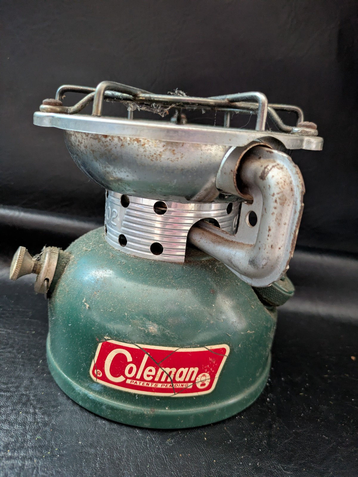1965 Coleman Sportster Camp Stove 502 Green Single Burner USA 3/65