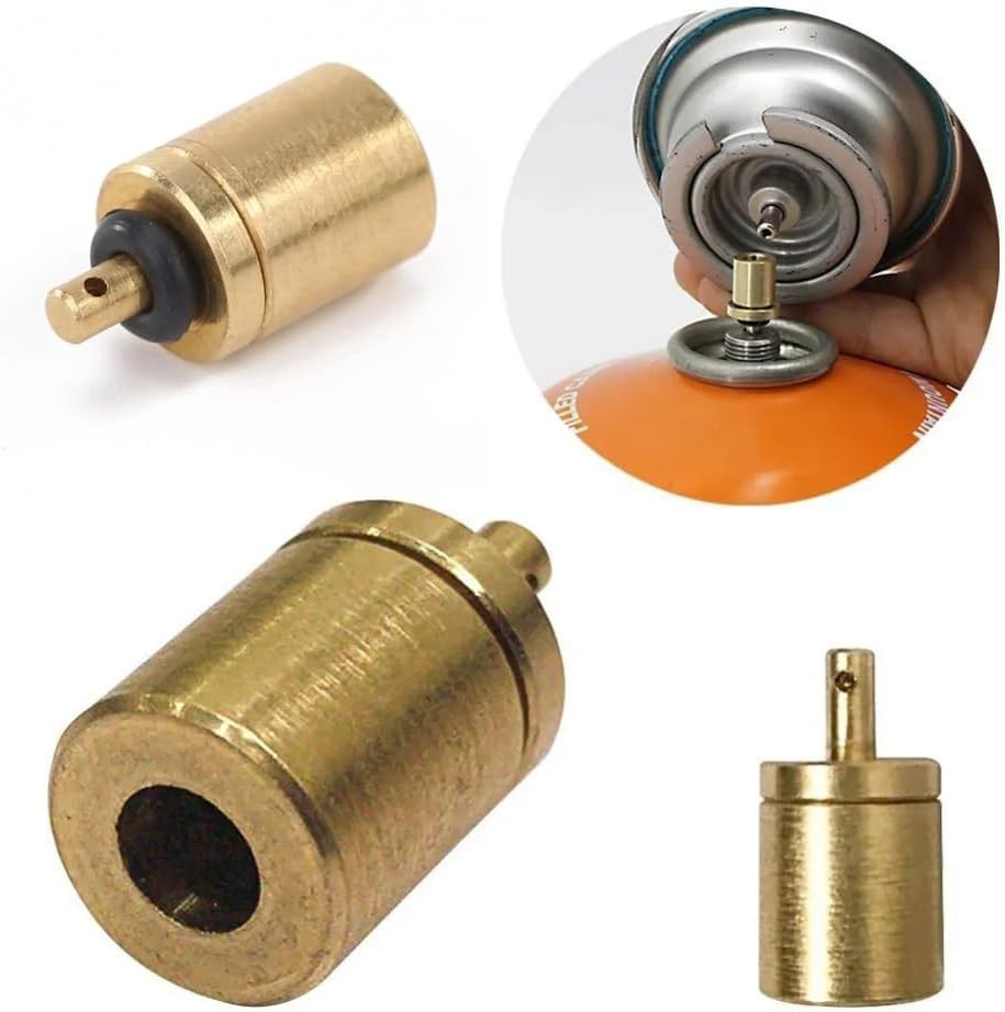 Thermacell Butane Refill Adapter 3 Pack Gas Valve for Camping Stove