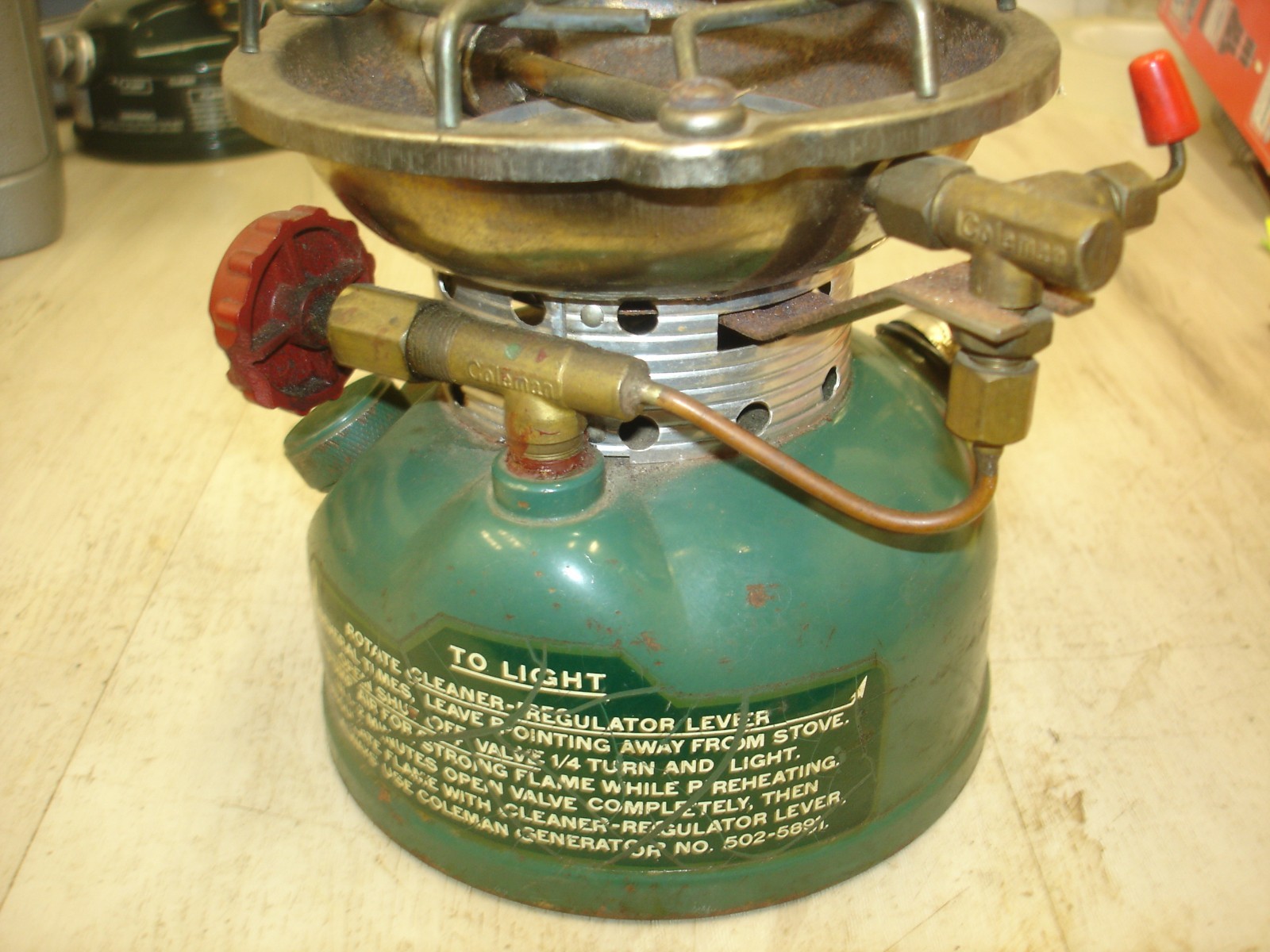 Vintage Coleman Stove 502 Sportster Camping 6/71 dated