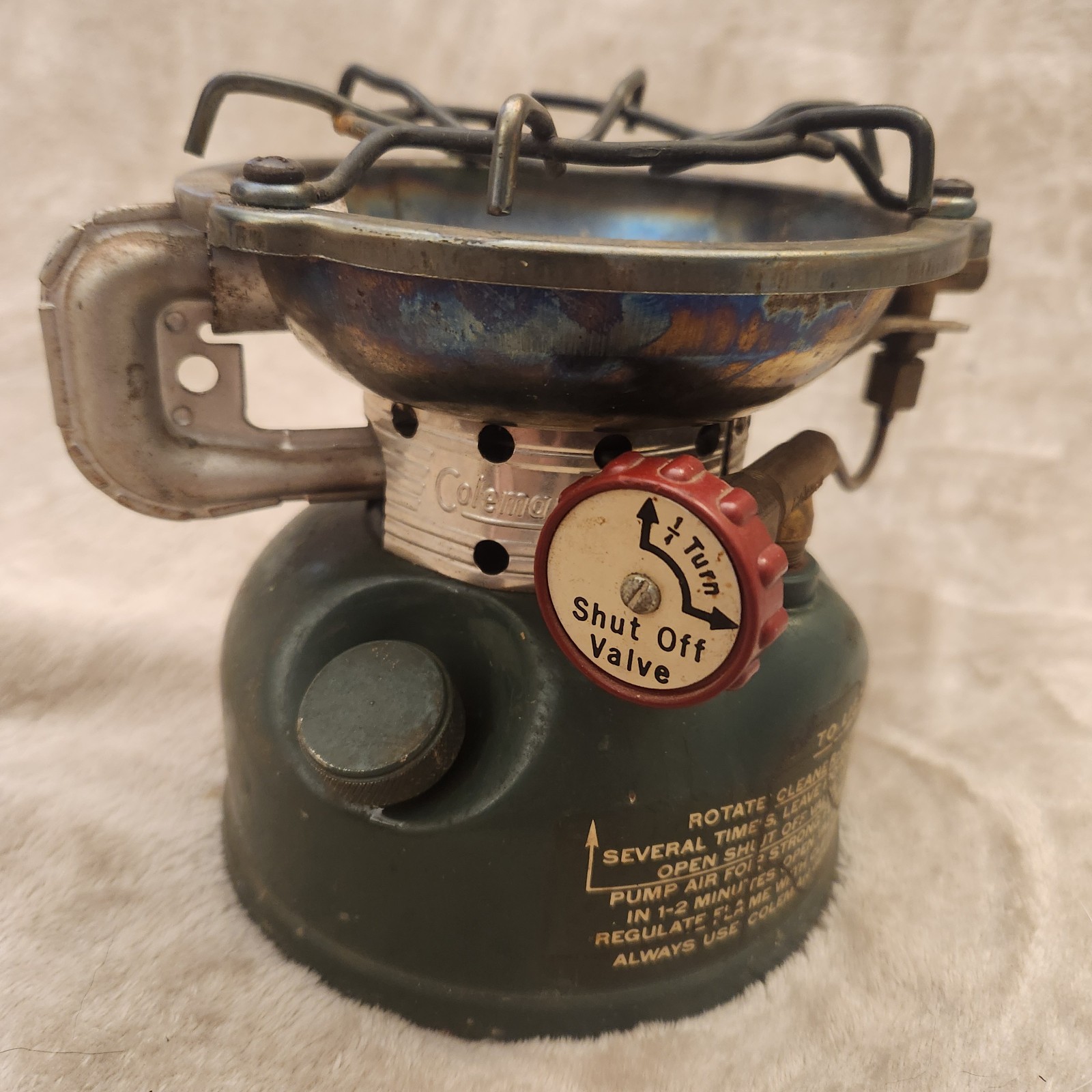 Vintage 1971 Coleman 502 Sportster Outdoor Camp Stove Working – Qwik Ship!