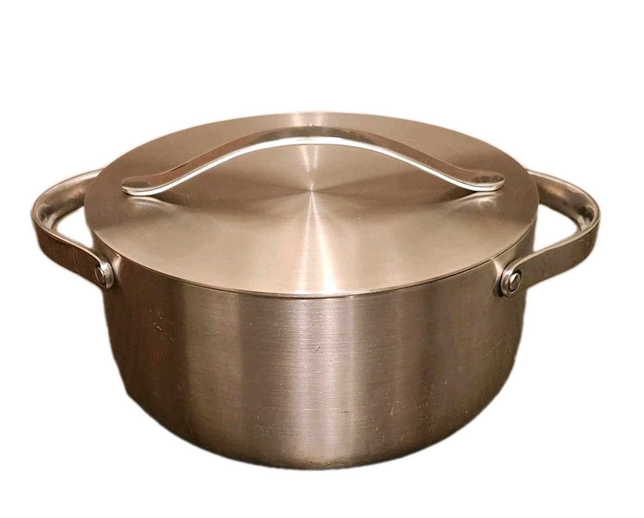 Caraway Stainless Steel Dutch Oven (6.5 Qt) 5-Ply Stainless Steel – Oven Safe