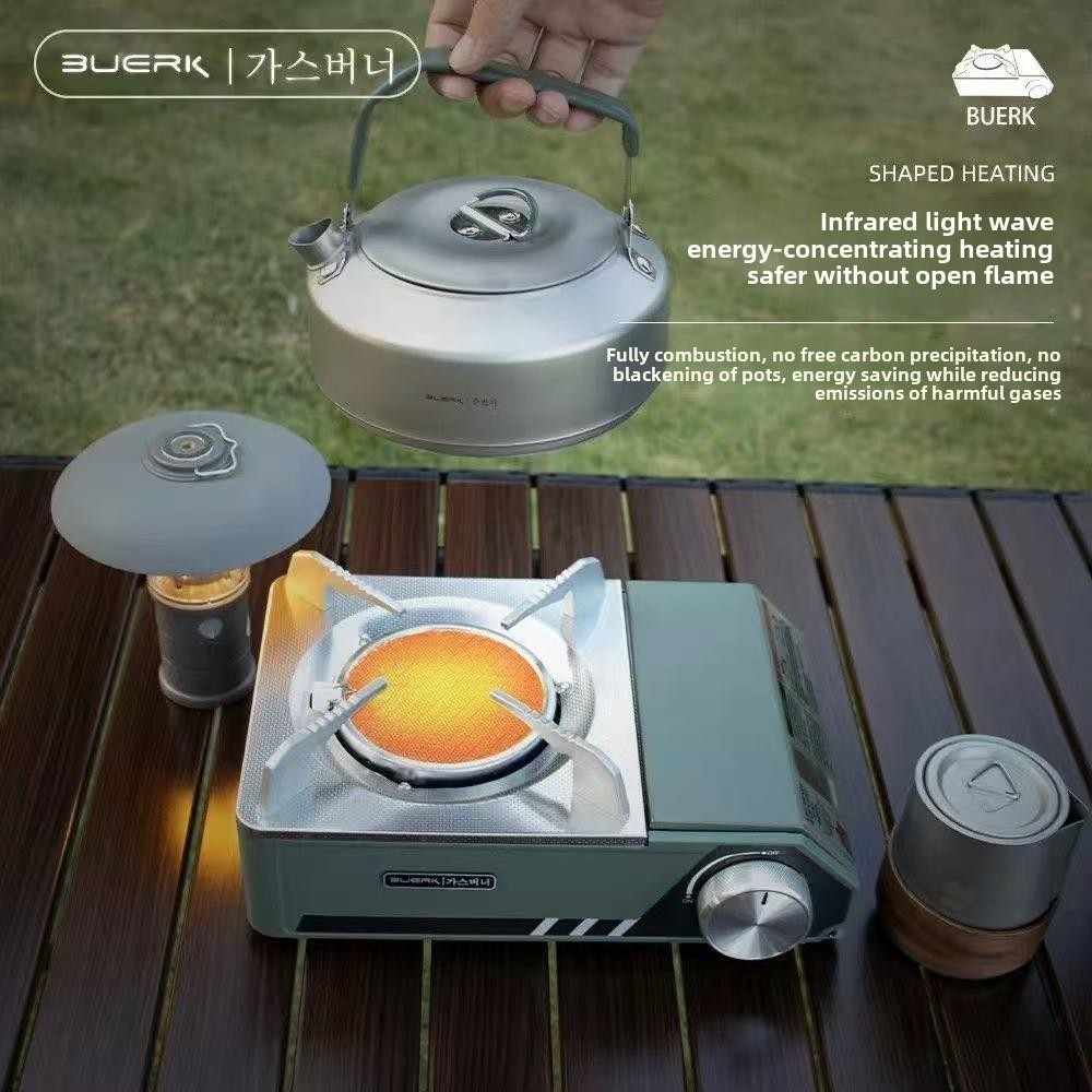 Buerk Camping Infrared Stove Outdoor Tactics Stove Portable Furnace Windproof in