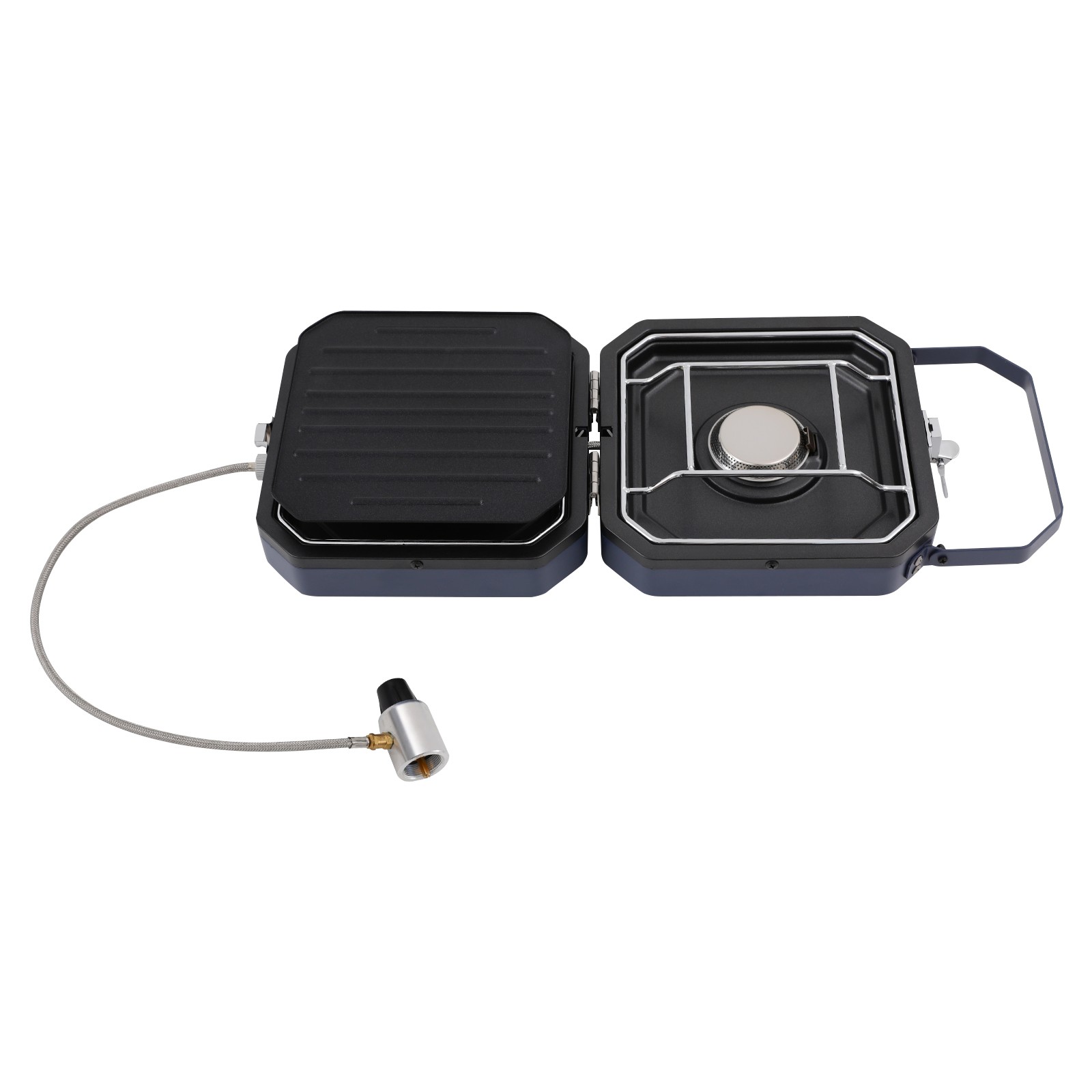 Foldable 2-Burner Camping Stove, Portable Grill for Outdoor Cooking