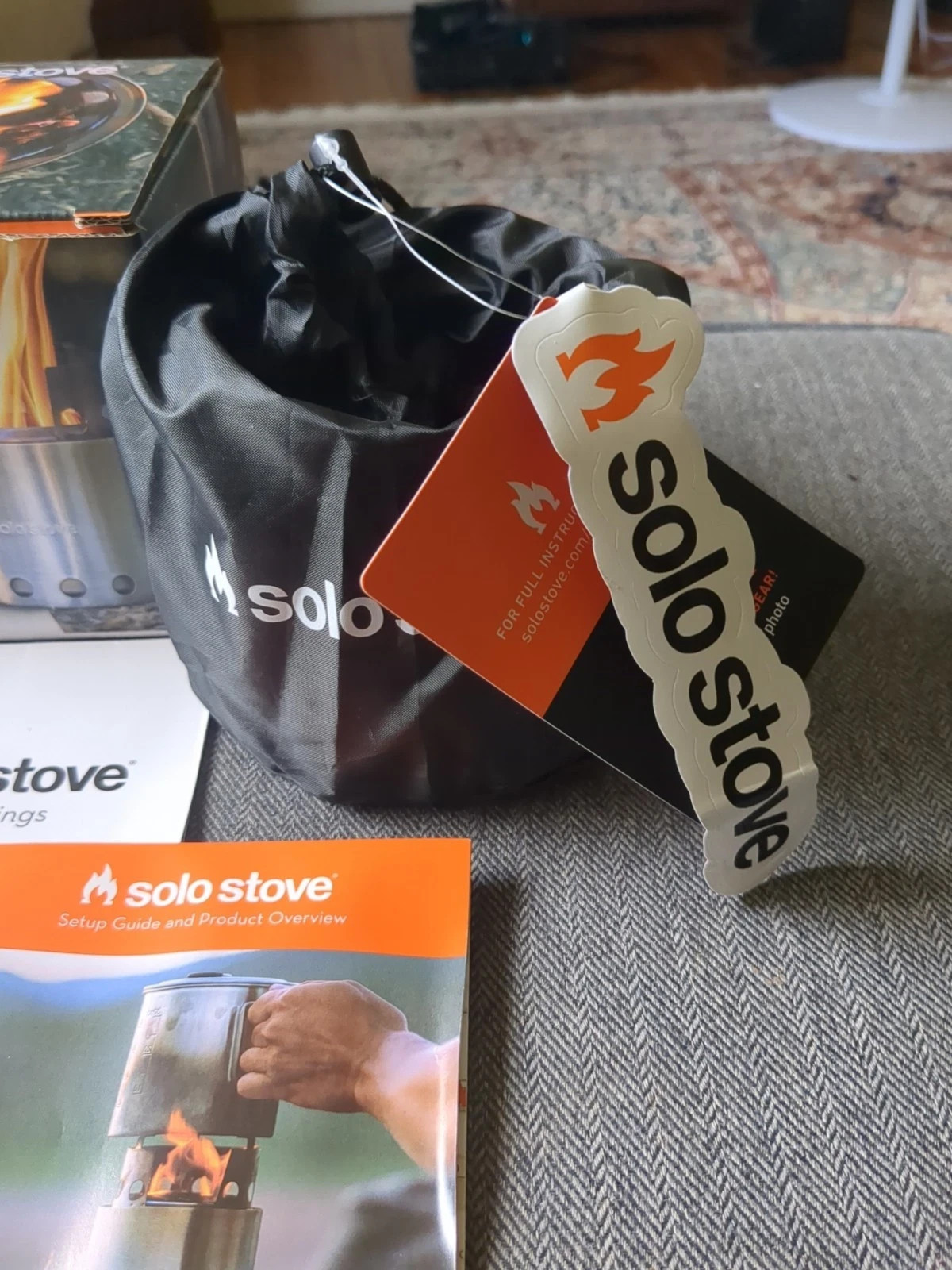 Solo Stove Lite Wood Burning Steel Stove Low Smoke Backpacking Camping New NIB