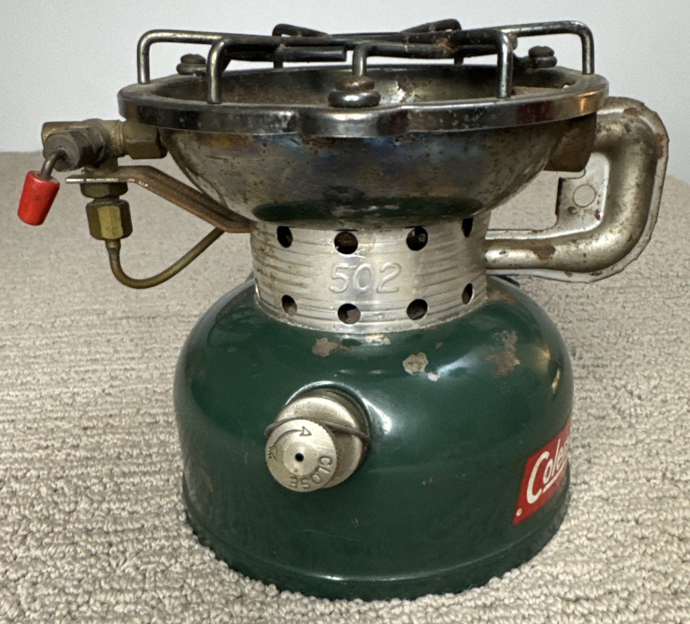 Vintage Coleman 502 Green Sportster Camp Stove May 1964 Model