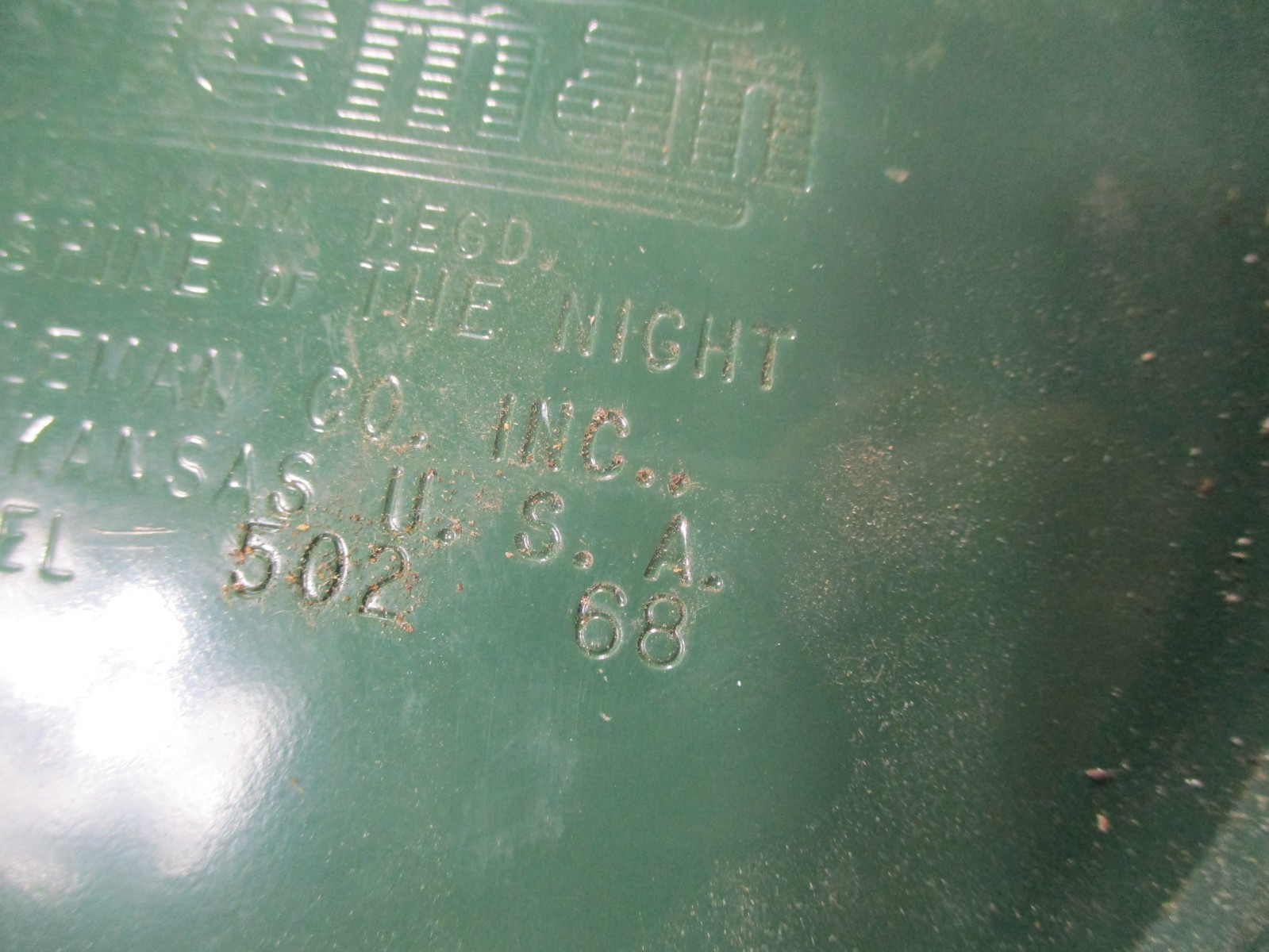 Vtg 12/1968 Coleman 502 Camp Stove Green Backpacking Made in USA Hike Cooking