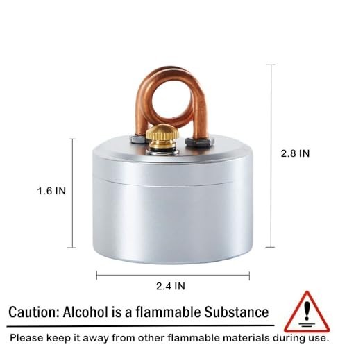 Portable Mini Camping Alcohol Stove – Compact Spirit Burner for Outdoor Cooking,