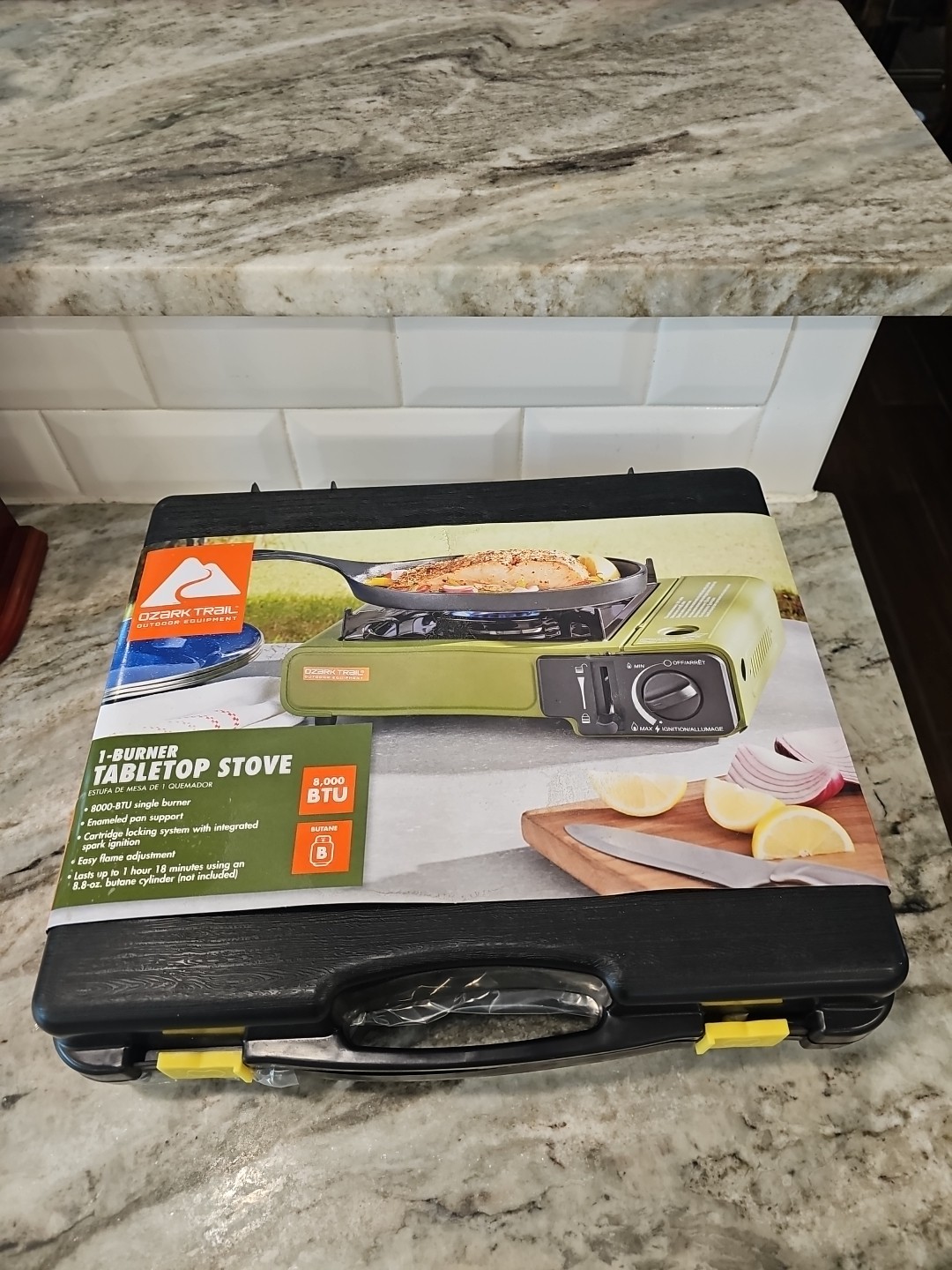 Ozark Trail Portable Gas Camping Stove with Case { New }