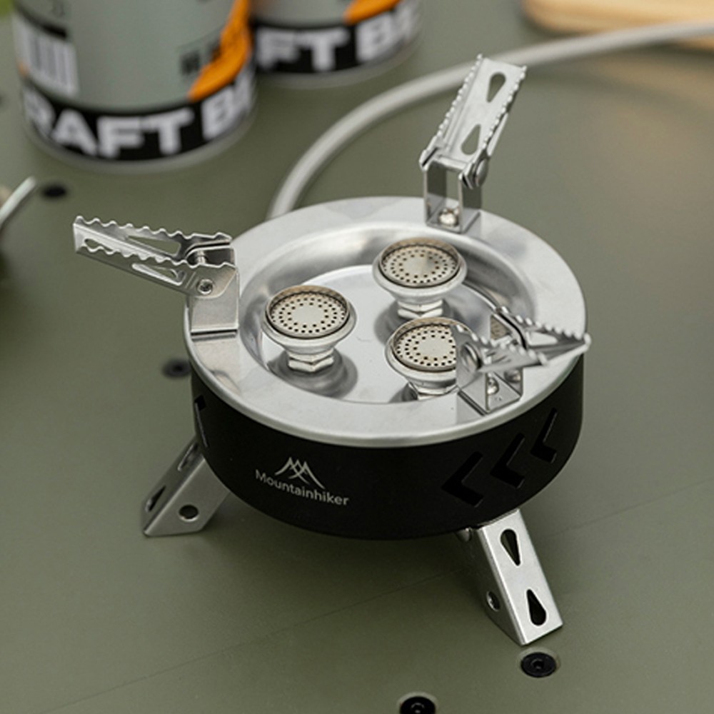 High Power Furnace Outdoor Camping Metal Stoves Portable Picnic Barbecue Fu JZGO