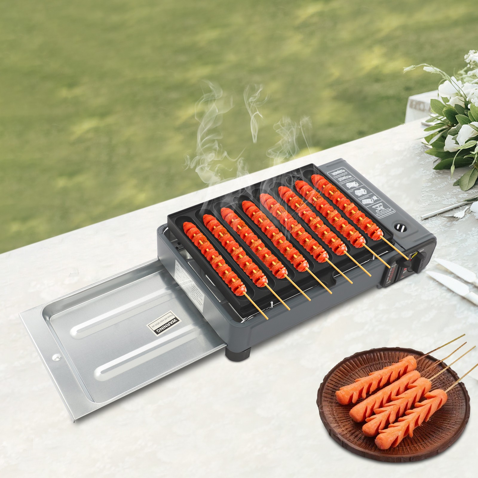 Outdoor Tabletop Butane Stove Camping Gas Stove Portable Gas Grill Stove 2200W