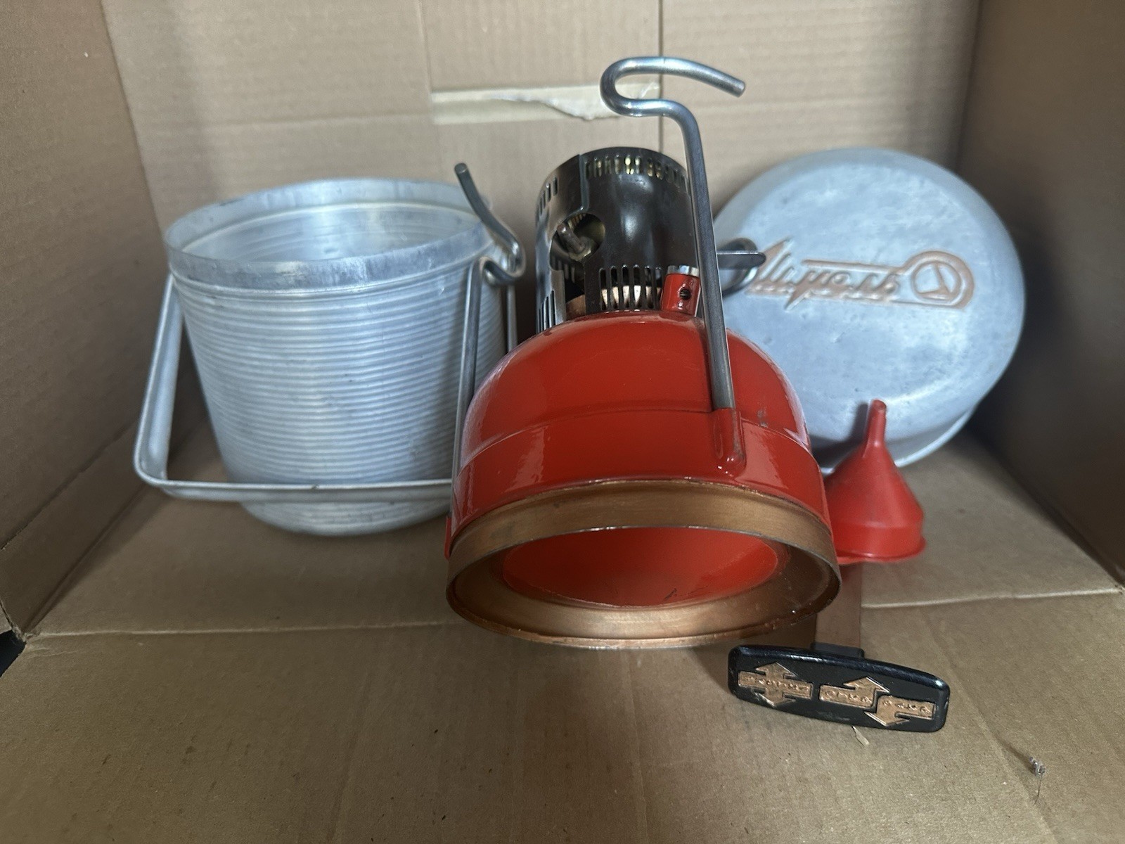 1978 Vintage Camping Fuel Stove Set Russian Soviet Multifuel Alcohol
