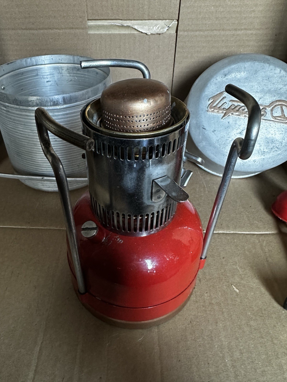 1978 Vintage Camping Fuel Stove Set Russian Soviet Multifuel Alcohol