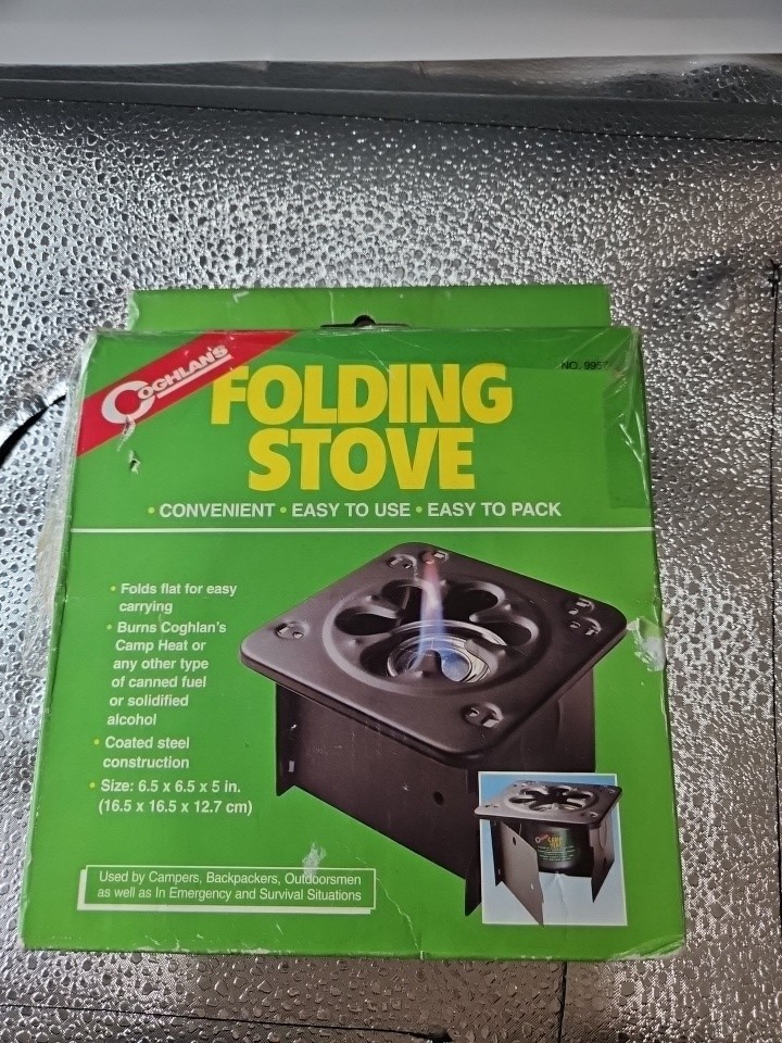 Coghlan’s Folding Stove #9957 , New in Open Box