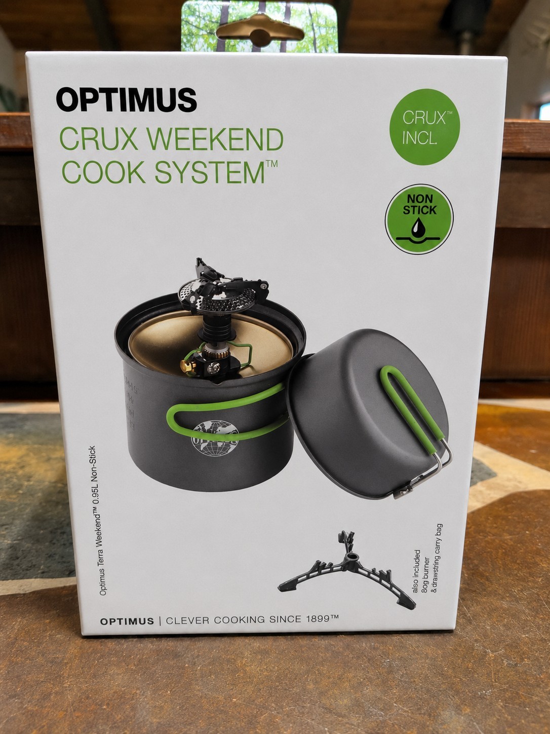 Optimus Crux Weekend HE Cook System New in Open Box