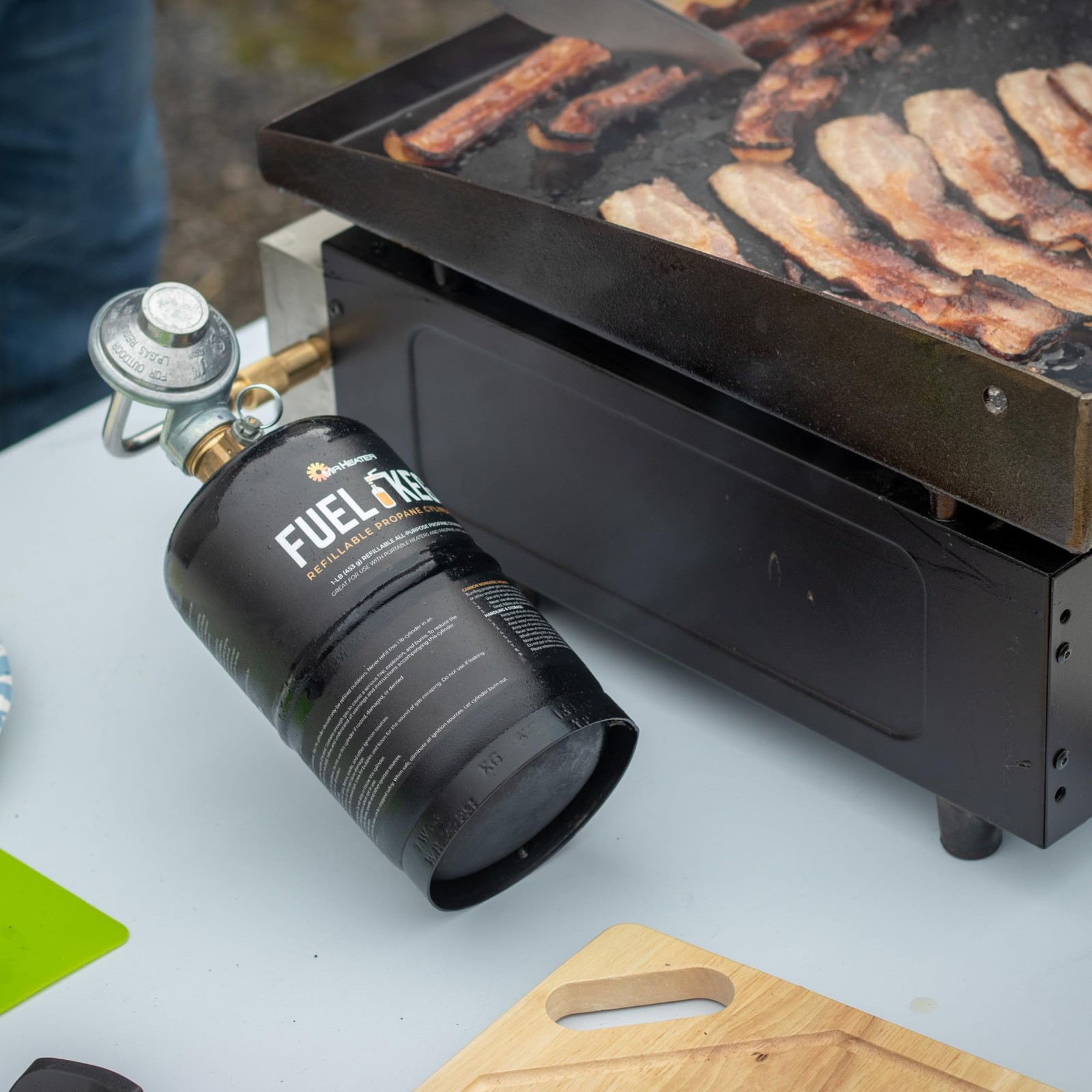 Fuel Keg. – 1 lb. / 16 oz. Empty Refillable Propane Tank