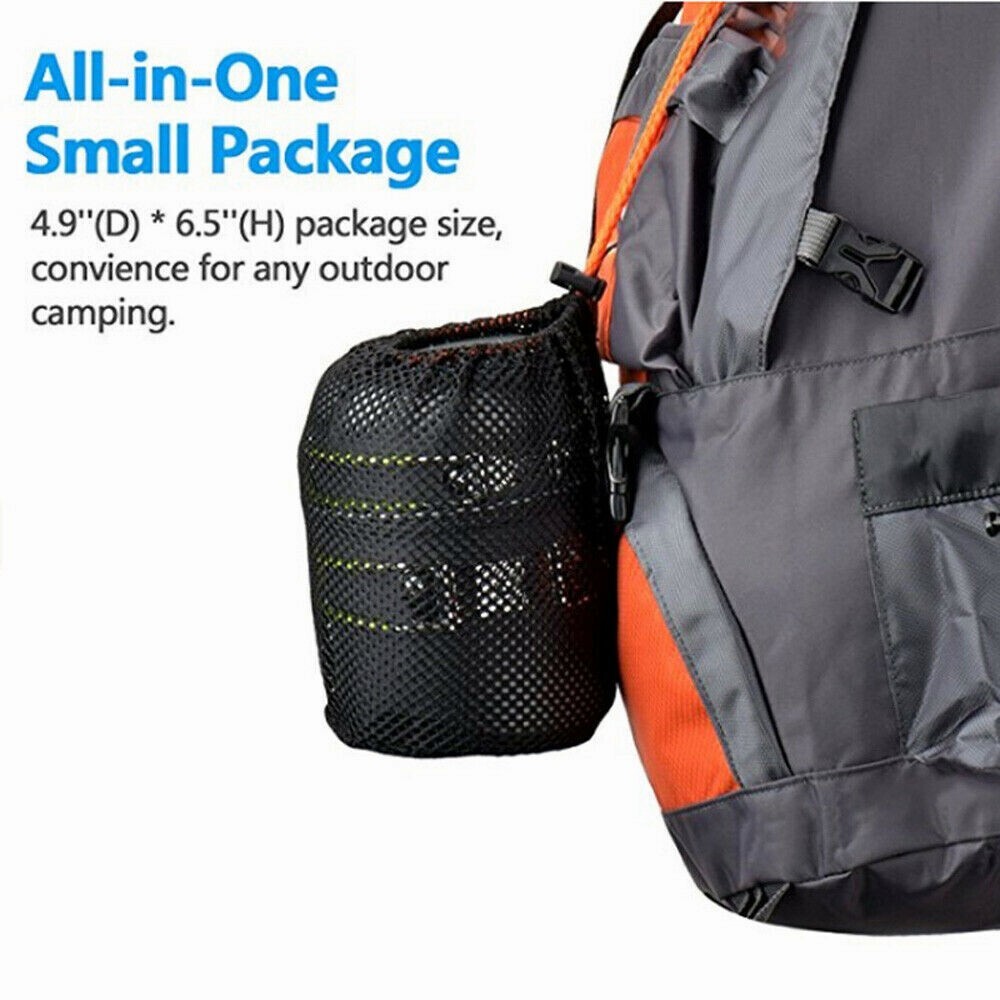 Portable Gas Camping Stove Butane Propane Burner Outdoor Hiking Picnic Cookware