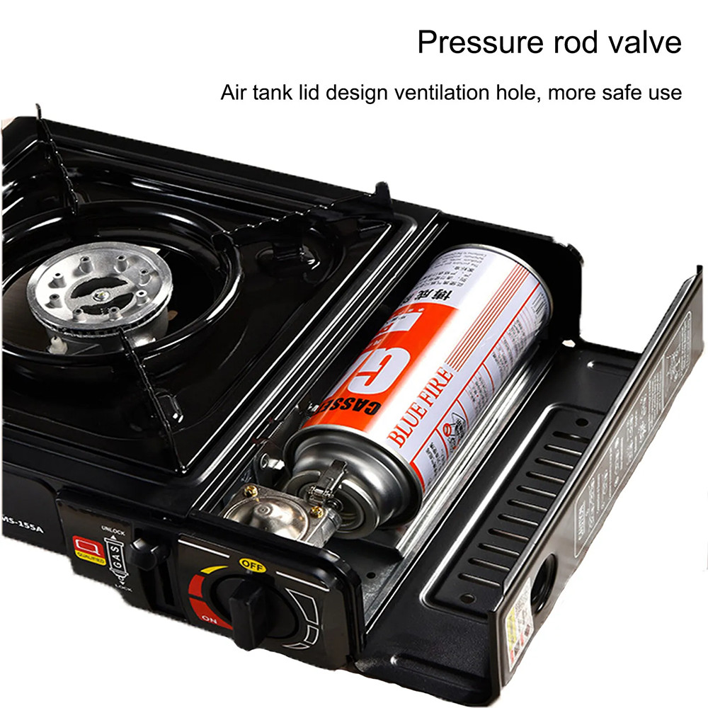 3000W Camping Stove Propane&Butane Windproof Fire Dual Fuel Brass.Cooking Burner