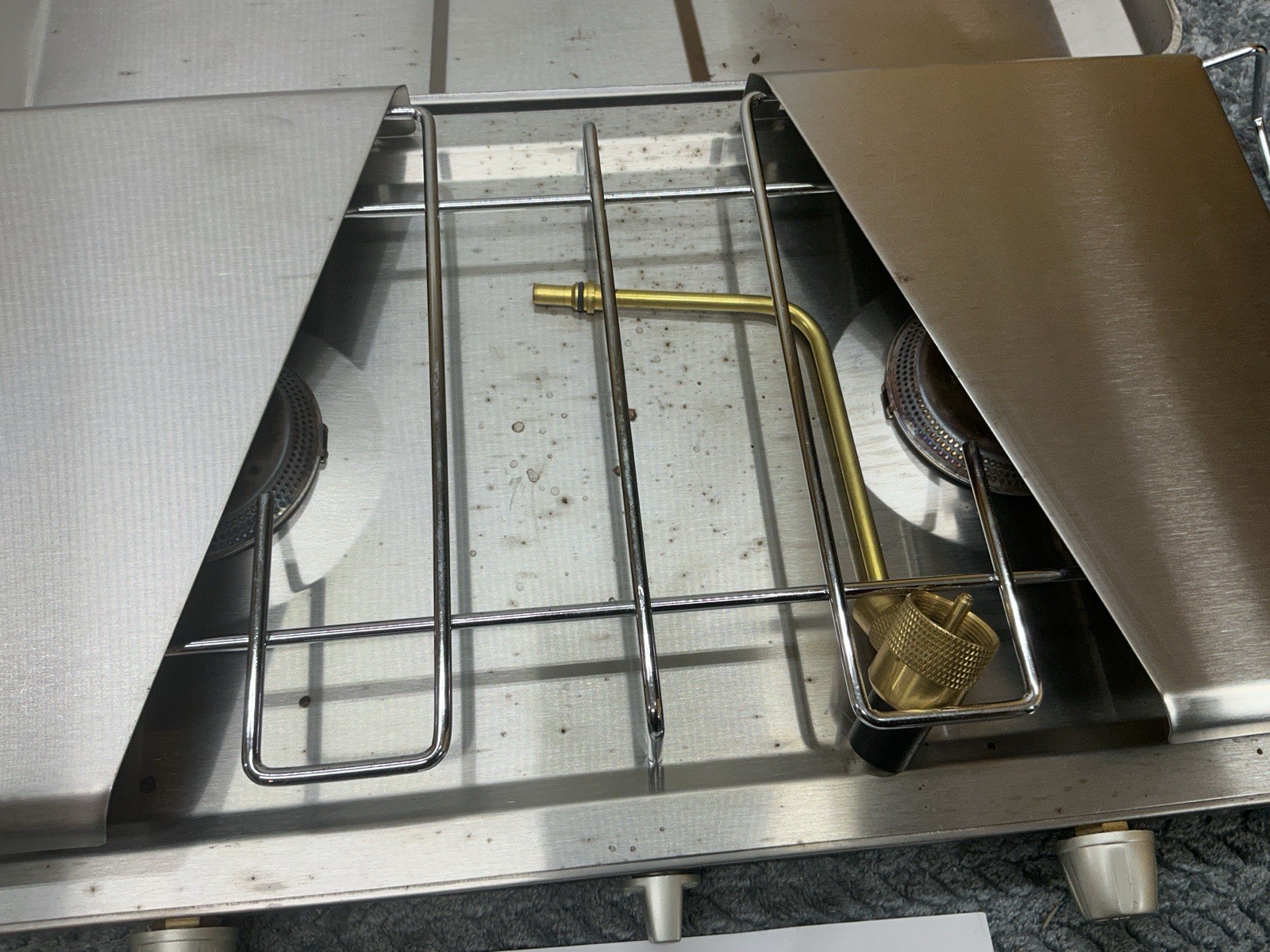 Brinkmann 2 Burner Stainless Steel Propane Camping Stove Grill Tested