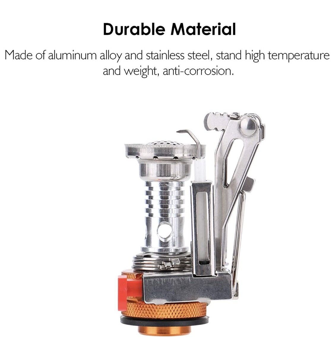 Ultralight Camping Hiking Stove AND Coleman 440G Isobutane Fuel Large Canister