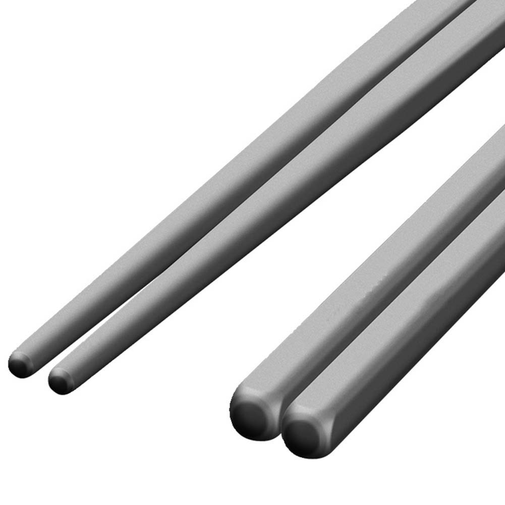 Pure Titanium Chopsticks 23cm Lightweight Non-Porous Odor-Free for Repeated Use