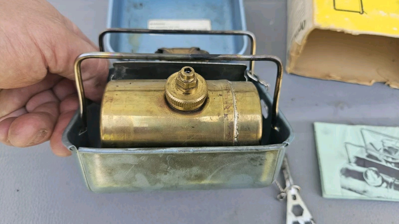 Vtg OPTIMUS 8R Single Burner Backpacking Camp Stove Made in Sweden