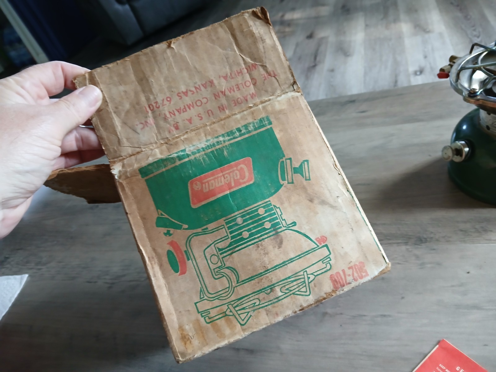 Vintage Coleman One Burner Sportster Stove 502-700 w/ Box & Booklet (1974)