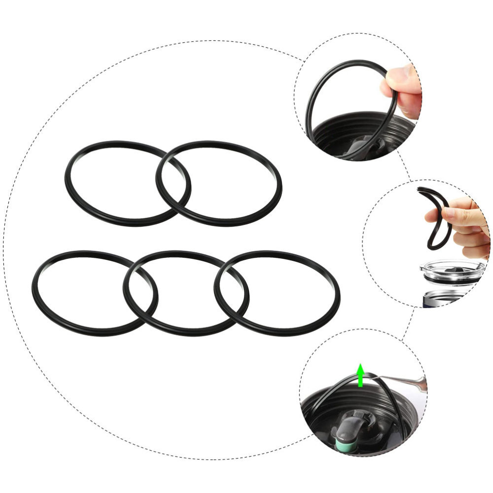 5Pcs Cup Seal Replacement Lids Bottle Gasket Traveling Accessories