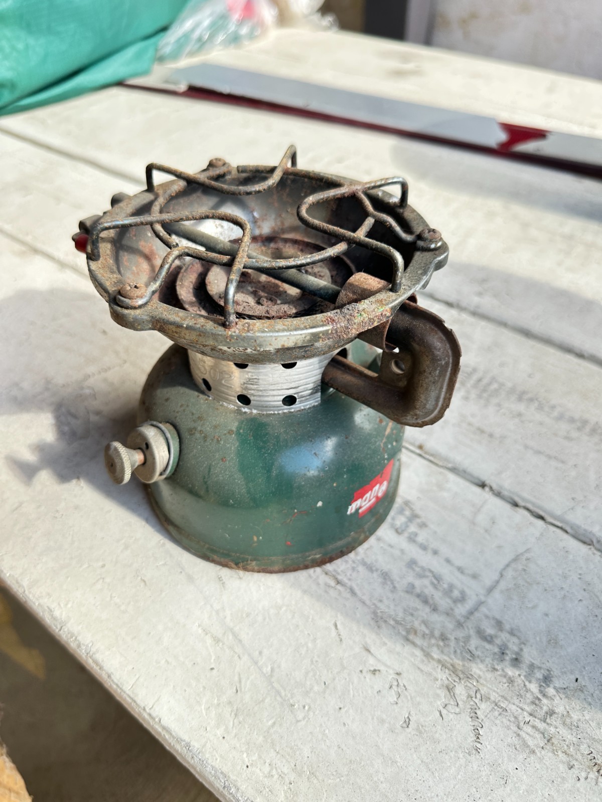 Vtg 70s COLEMAN 502-700 Single Burner Camping Stove USA