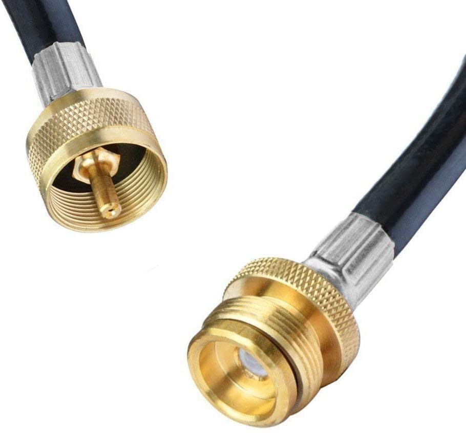 DOZYANT 4 Feet Propane Torch Extension Hose for Tree 4 Feet, Black