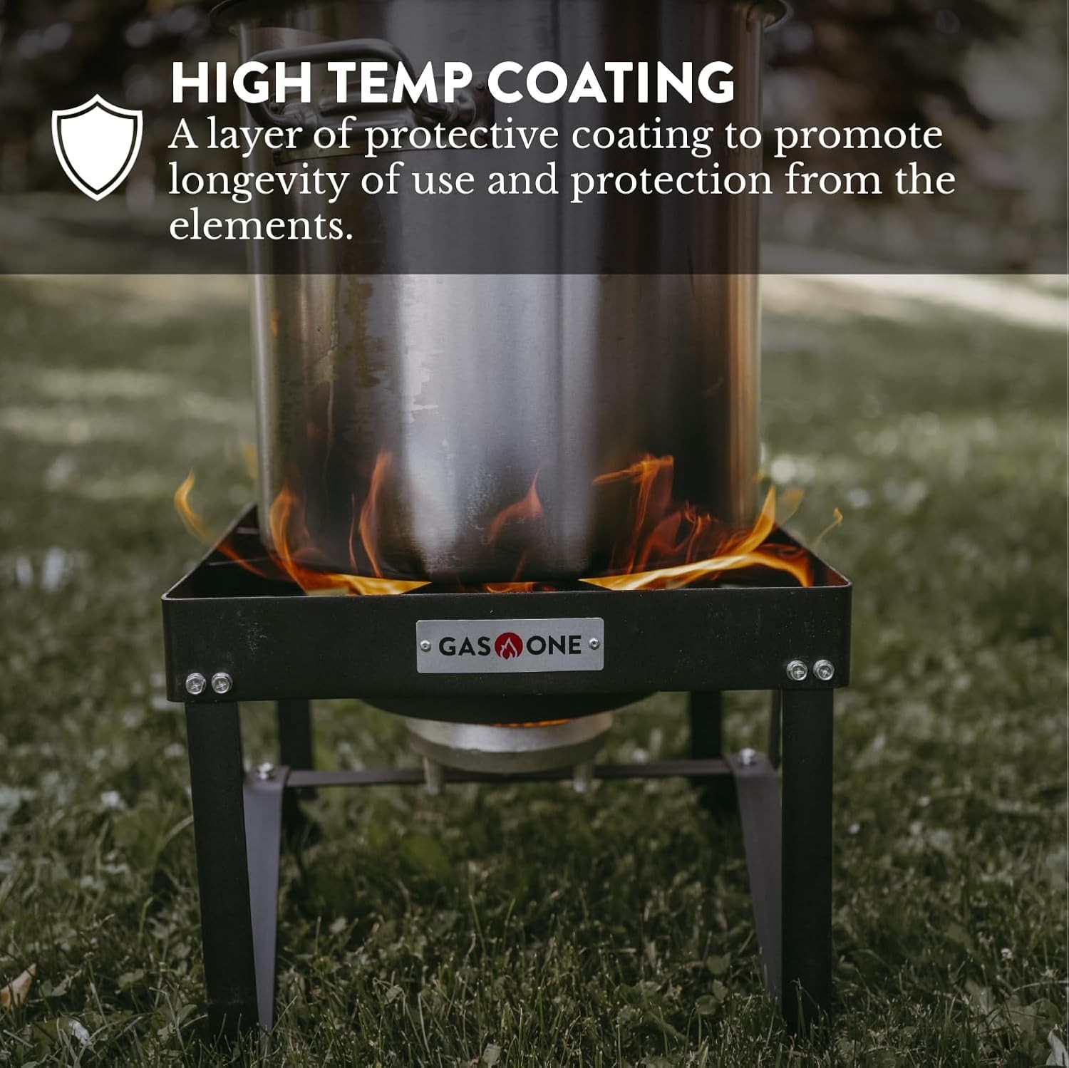 Portable High Pressure Camp Stove for Grilling & Boiling – Metal Construction