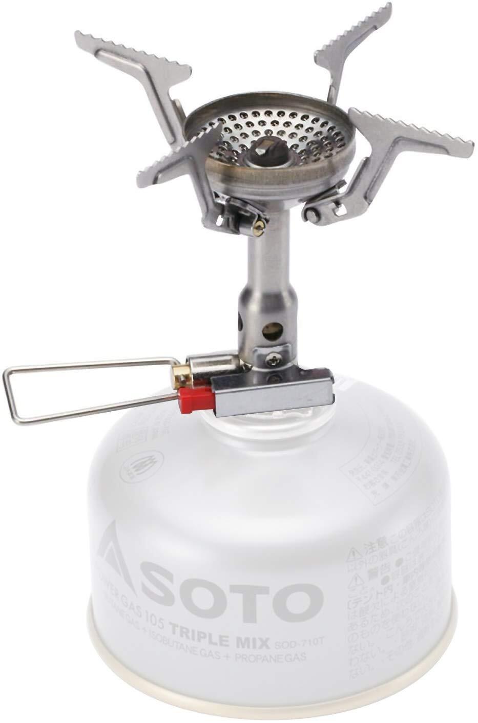 SOTO Made in Japan Single Burner Compact Stove with Storage Pouch SOD-320 NEW