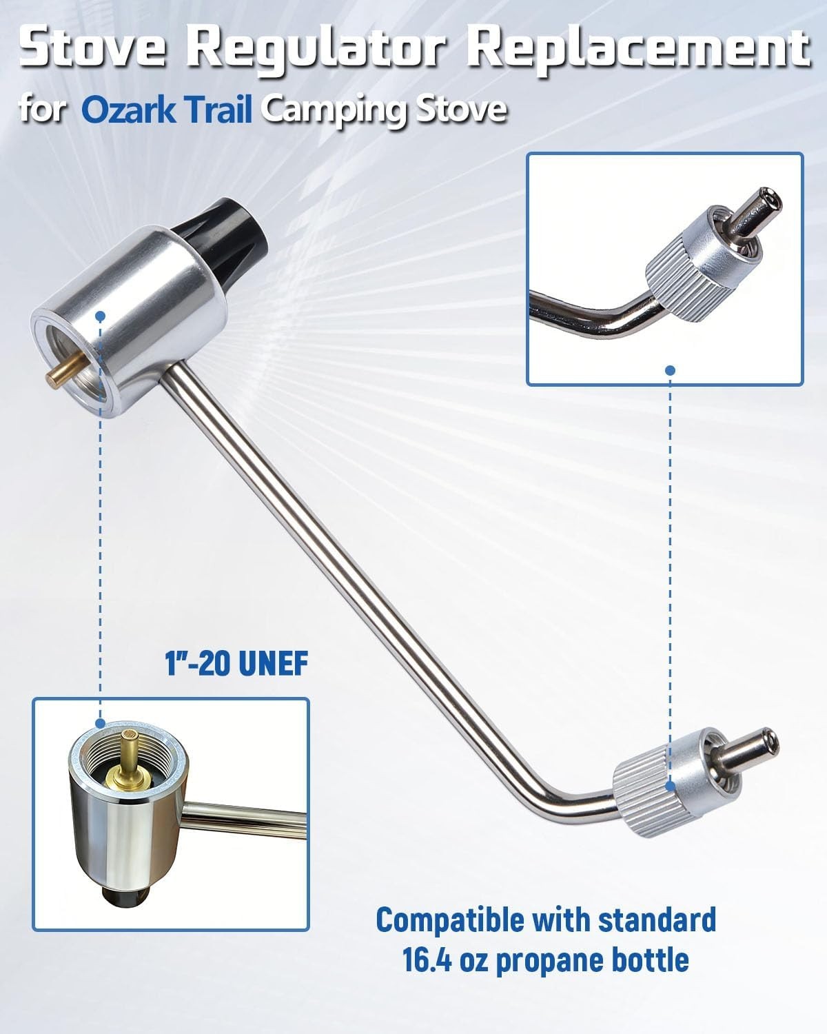 Propane Regulator Adapter for Ozark Trail Camping Stoves
