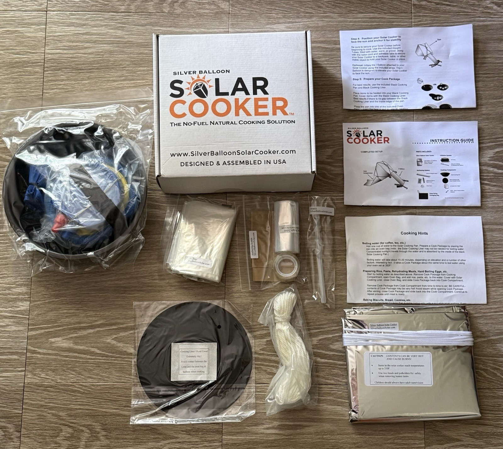 Silver Balloon SOLAR COOKER OVEN Camping Off Grid Portable New VJ05