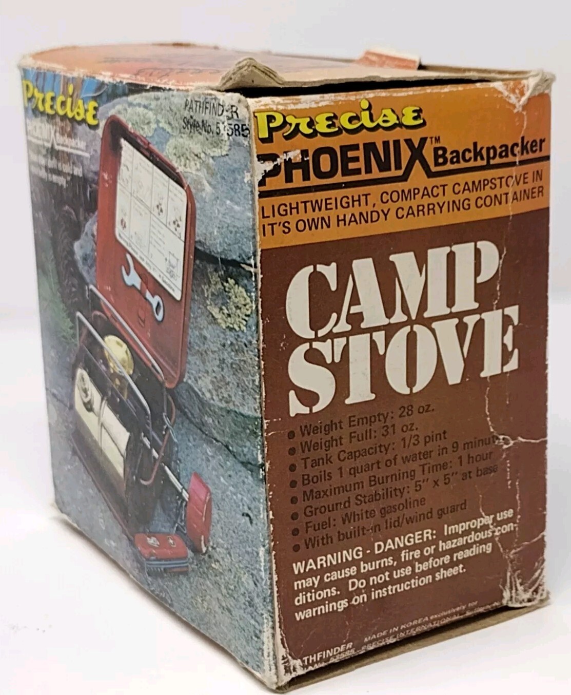 VTG Precise Phoenix Backpacker Camp Stove Gas Mini Portable Camping IN BOX 53585
