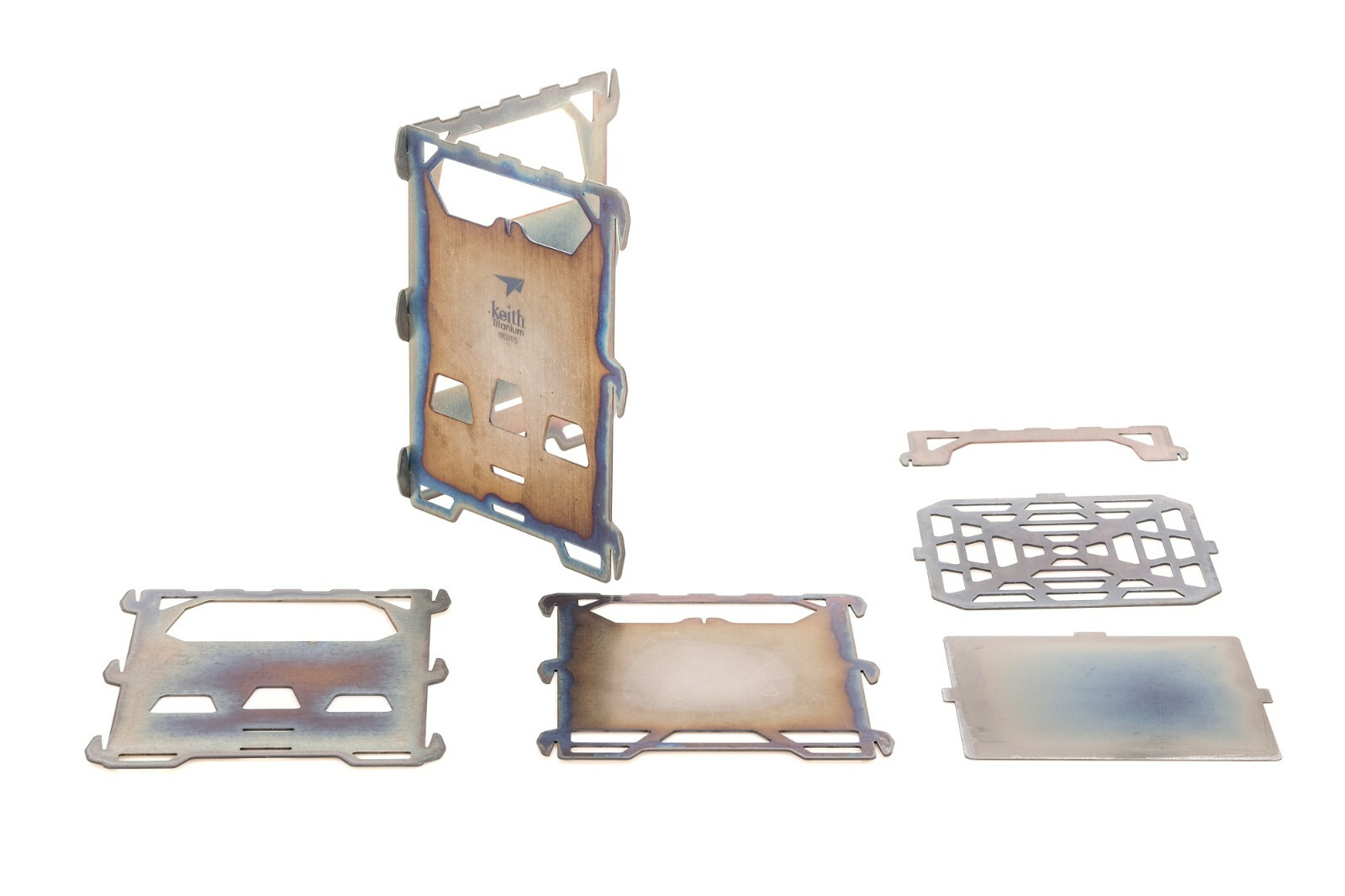 Keith Titanium Alloy Ti2201 Backpacking Wood Stove(Custom Storage Sack Included)