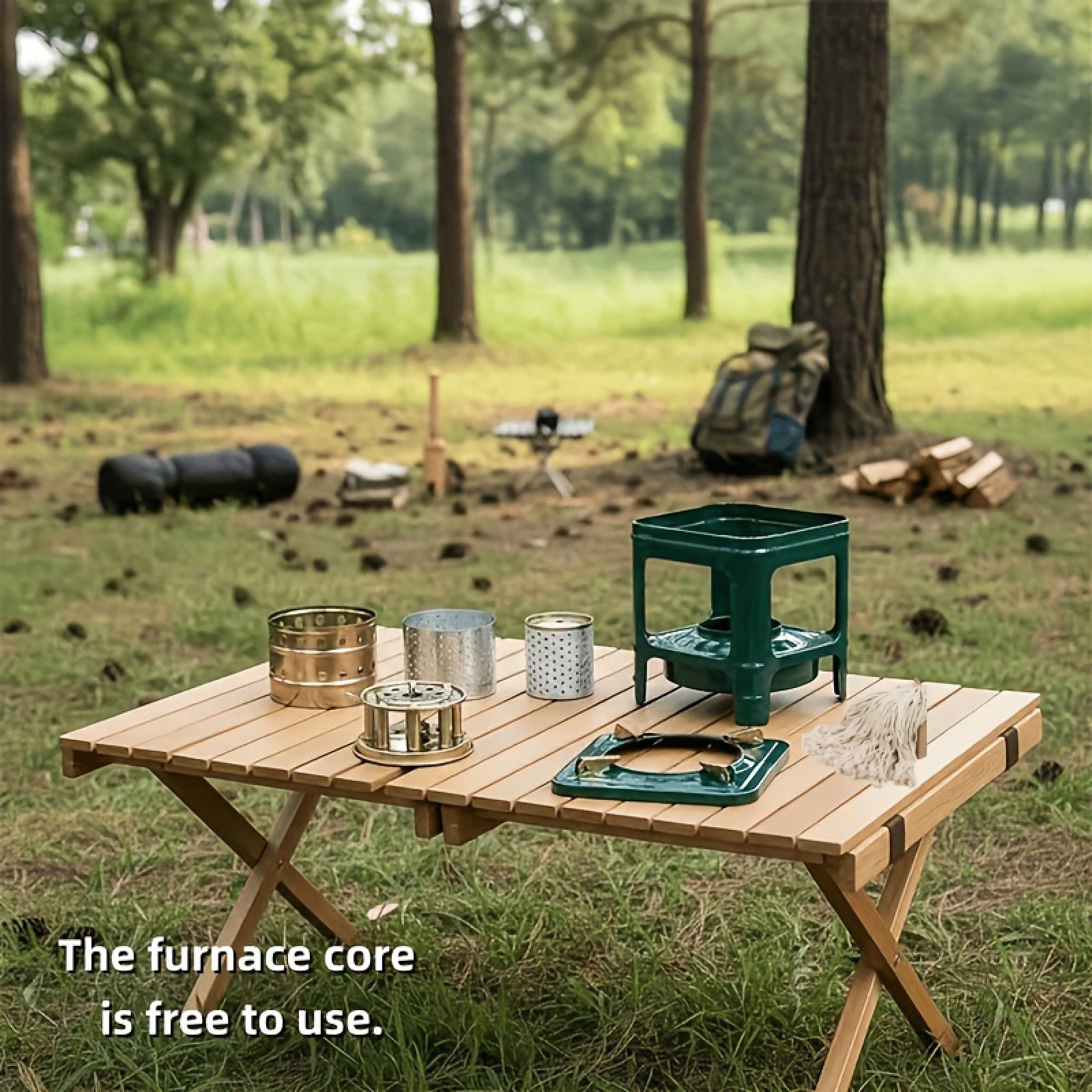 This 16-Burner Stove Is A Outdoor Heating And Cooking Suitable For 2-3 People