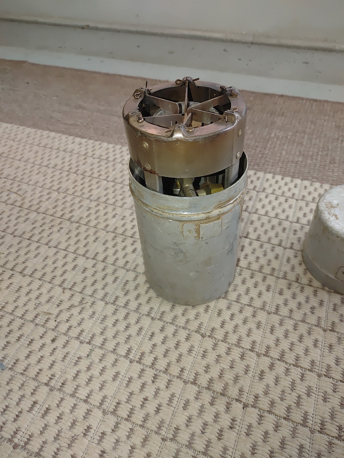 Military Coleman No530 Single Burner Gas Camp Pocket Cooking Stove B 46 untested