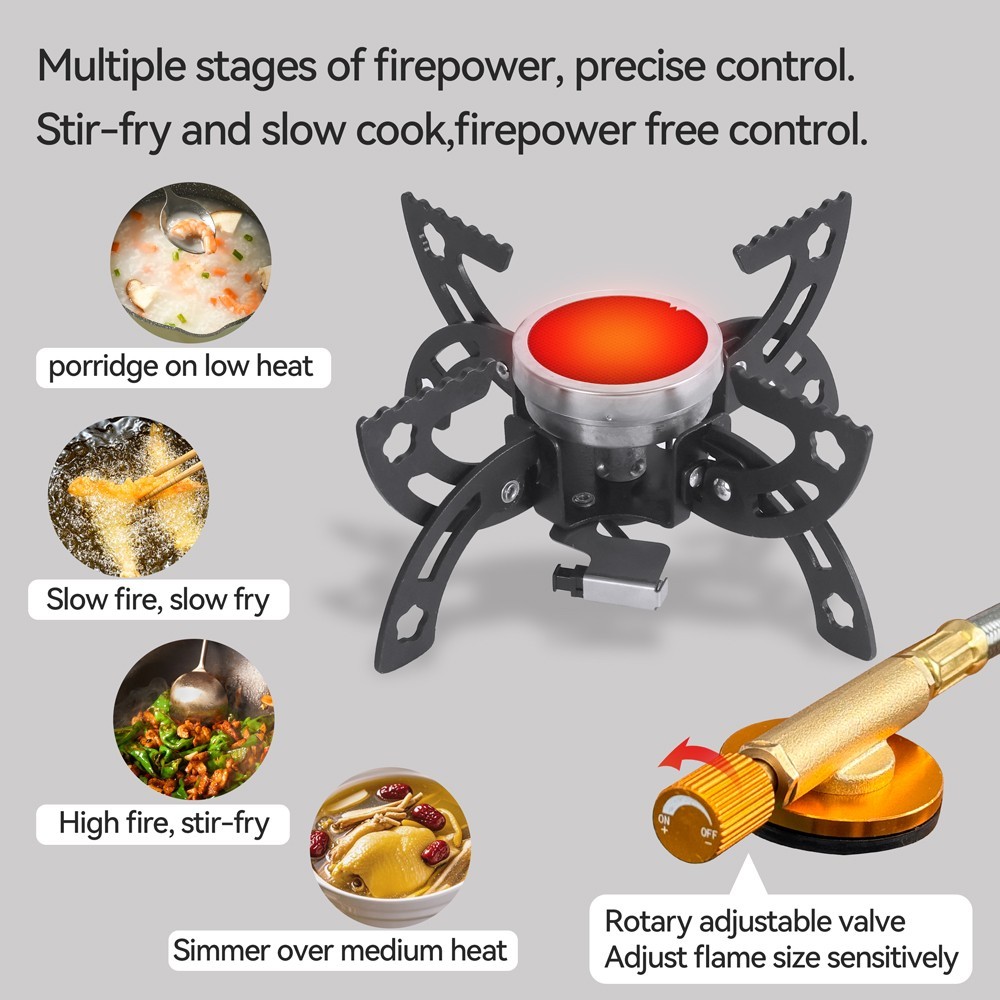 REDSUN FD1 Portable Gas Stove with Case – Ideal Gift for Coffee & Survial Gear