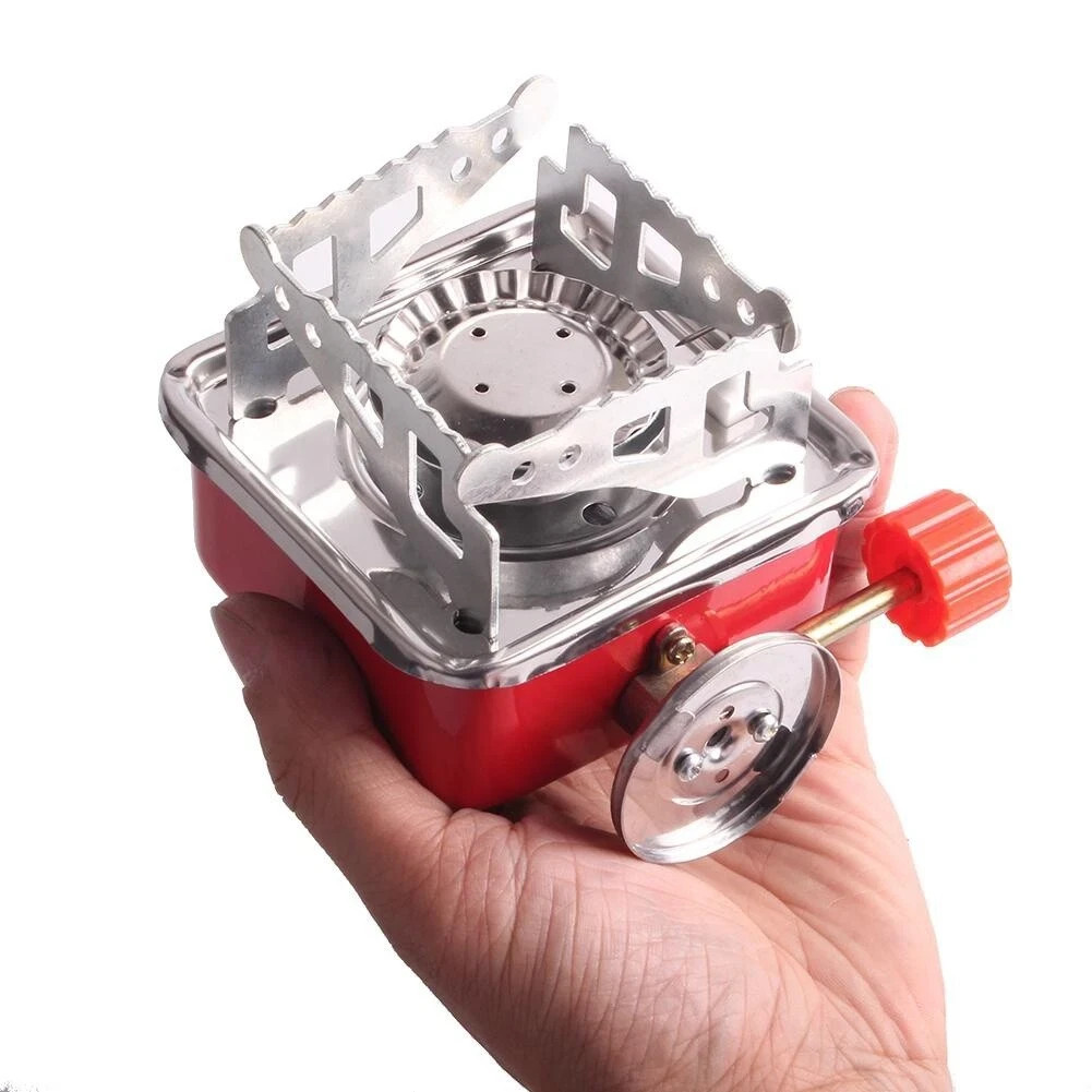 Lot of 2 Portable Camping Gas Stove Butane Outdoor Cooking Stove BBQ Furnace