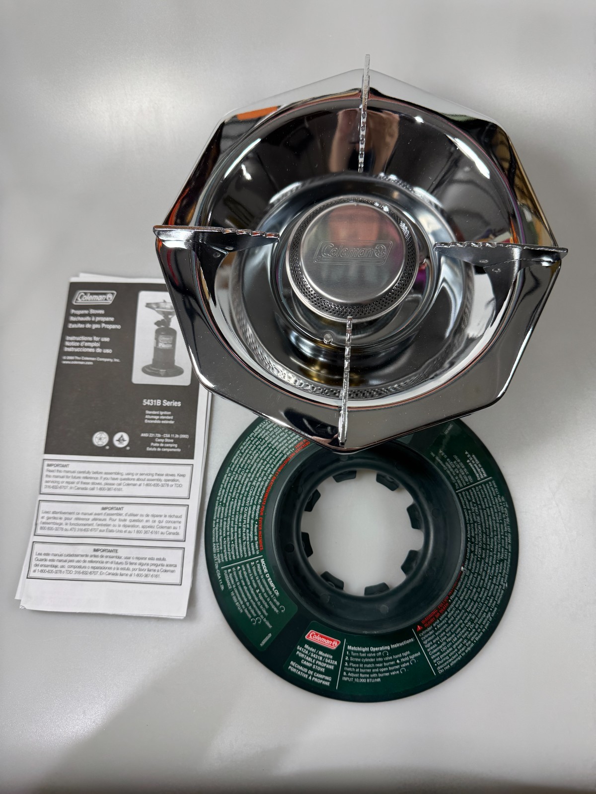 Coleman PerfectFlow Single 1-Burner 5431B Camping Propane Stove – BRAND NEW!